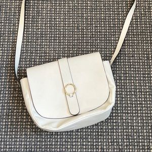 VITTORIA NAPOLI Handbag White / Cream Leather / Made In Italy